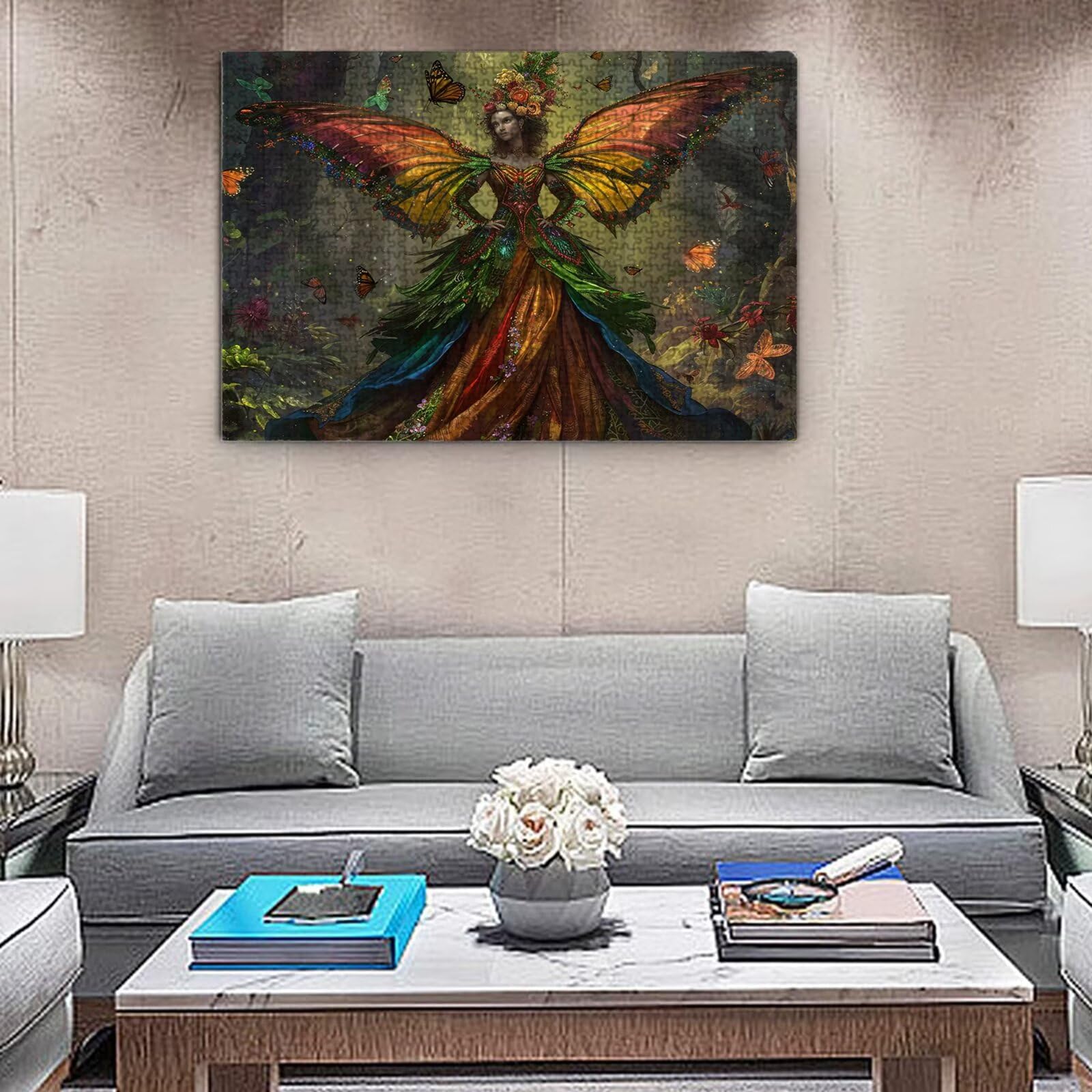 Jigsaw Puzzle, 1000 Pezzi Puzzle Classici, Ala Puzzle Rilassamento Intelligence, Mpossibile Difficile Puzzles impegnativo per adulti Puzzles per Gioco Familiare, Regalo per Amore Amico Donna. K0F-52