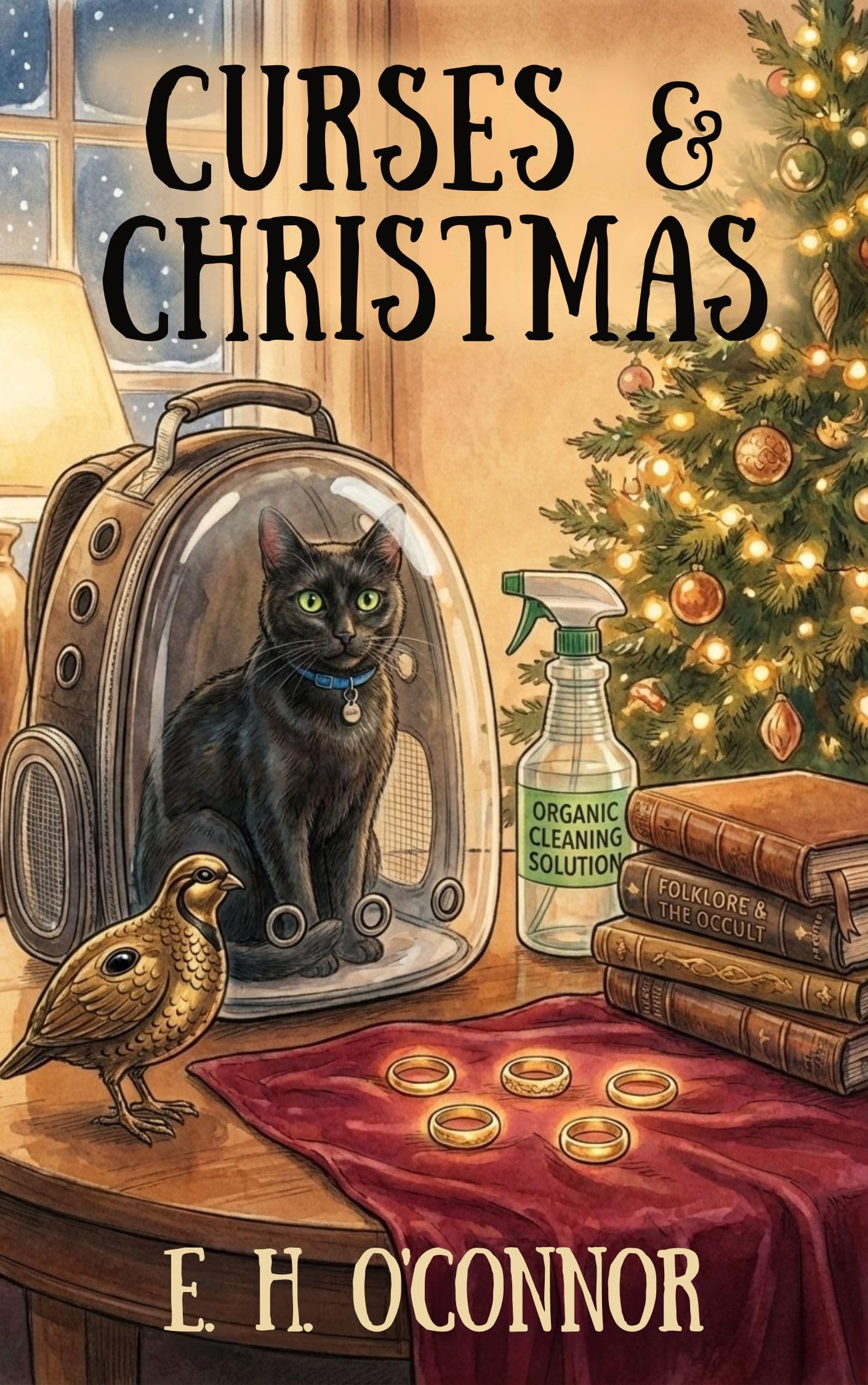 Curses & Christmas (Clean Break Mysteries Book 2)