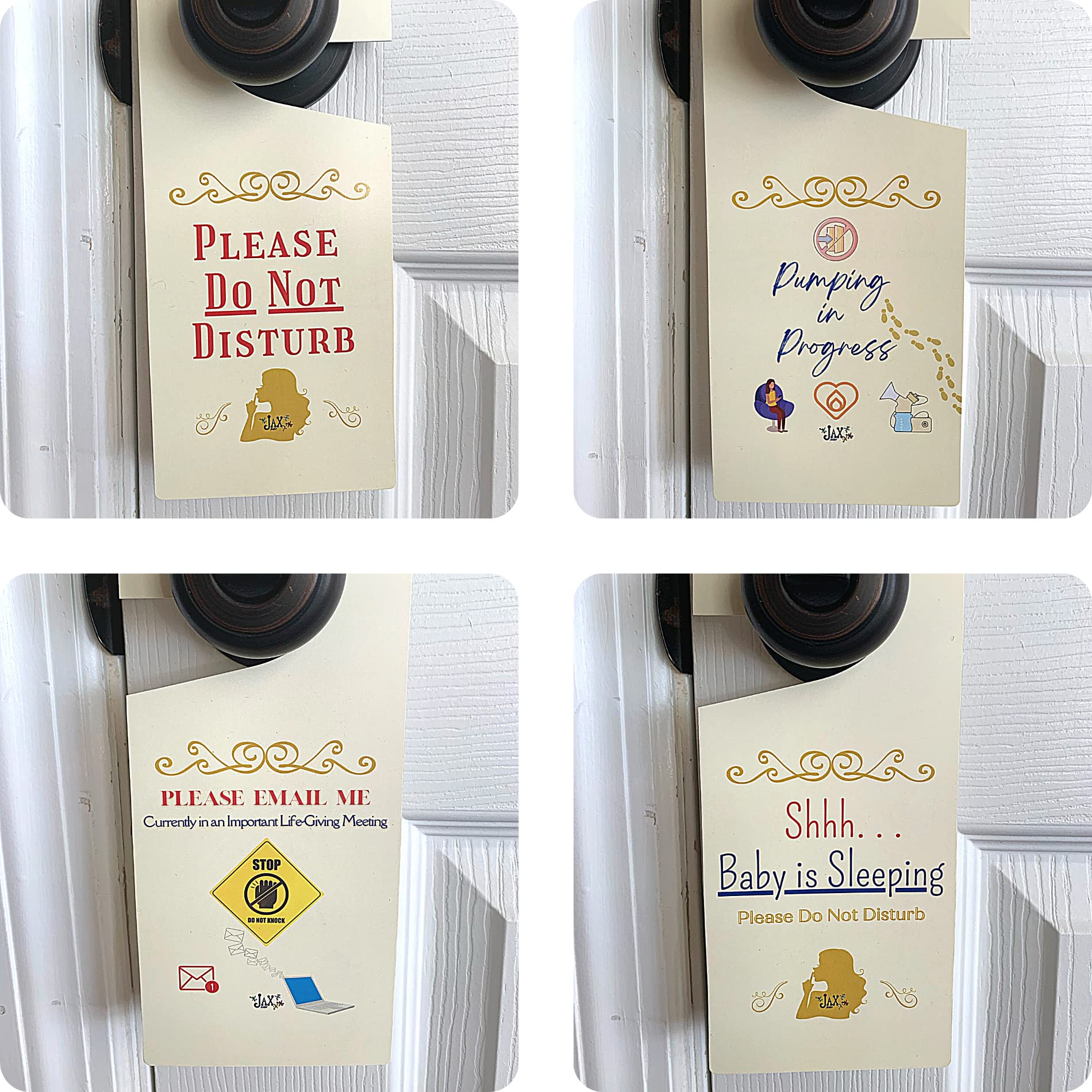 Türschild „Stillen“ – Doppelseitig, PVC, 22,9x10,2 Cm