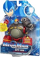 Vista 9 de Mega Man Fully Charged Figura de acción de 7 pulgadas Guts Man