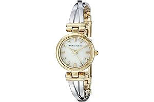 Women's AK/1171MPTT Two-Tone Bangle Watch: Elegance on Your Wrist