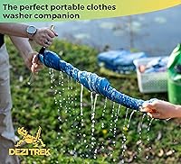 Vista 9 de Escurridor de Ropa Ultraligero – Versión Actualizada 2025 con Toalla Más Ancha – Escurridor de Ropa Manual con Manivela para Viajes, Camping y Uso