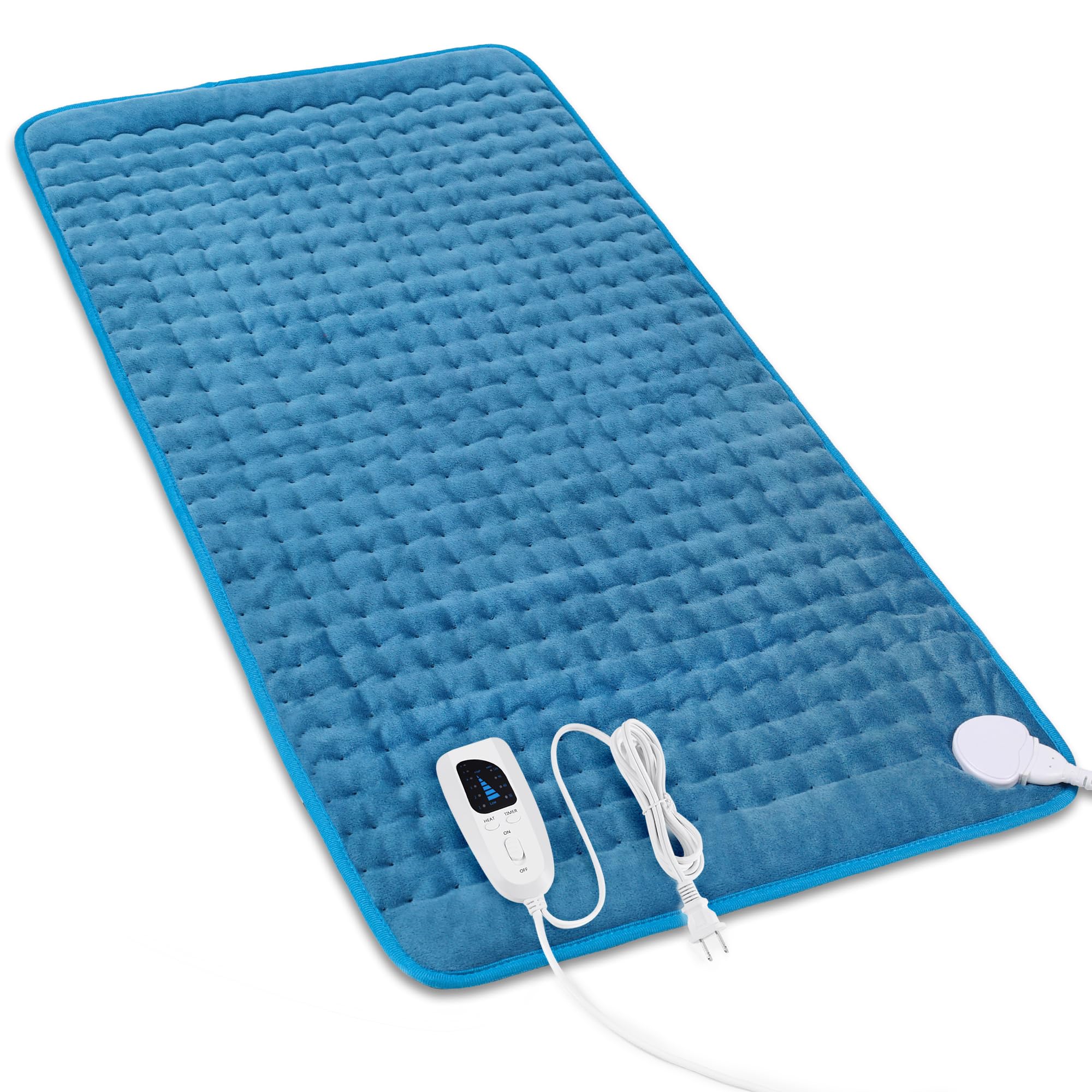 Heating Pad,Electric Heating Pads,Heating Pad for Back,Blue,33x17 Inch