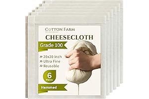 Cotton Farm 100% Unbleached Butter Muslin for Cheese Making