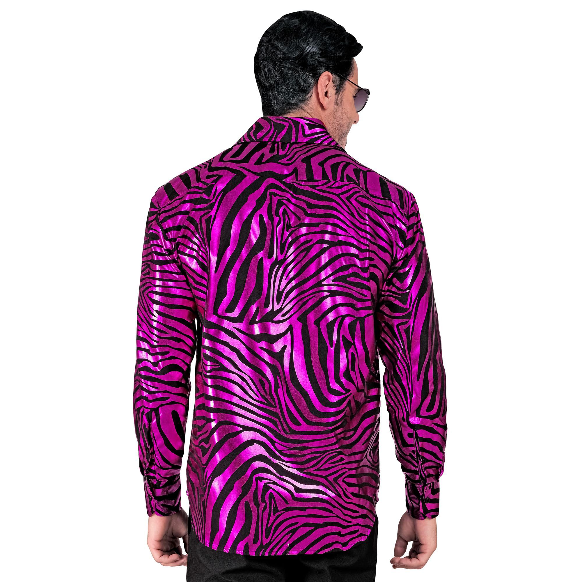 Widmann W MILANO Party Fashion - Party Fashion Shirt Long Sleeve Men's Shirt Showmen Fancy Dress Costumes - Image 4