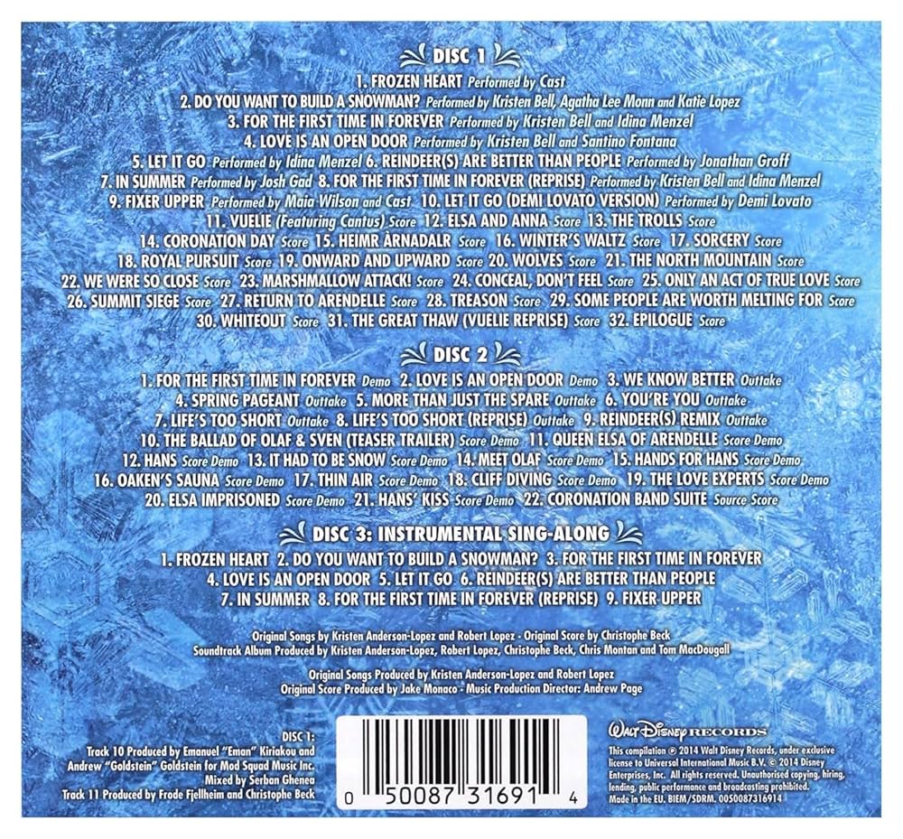 その他 Disney Frozen Deluxe Edition Soundtrack Frozen (Original Motion Picture Soundtrack) [Deluxe Edition