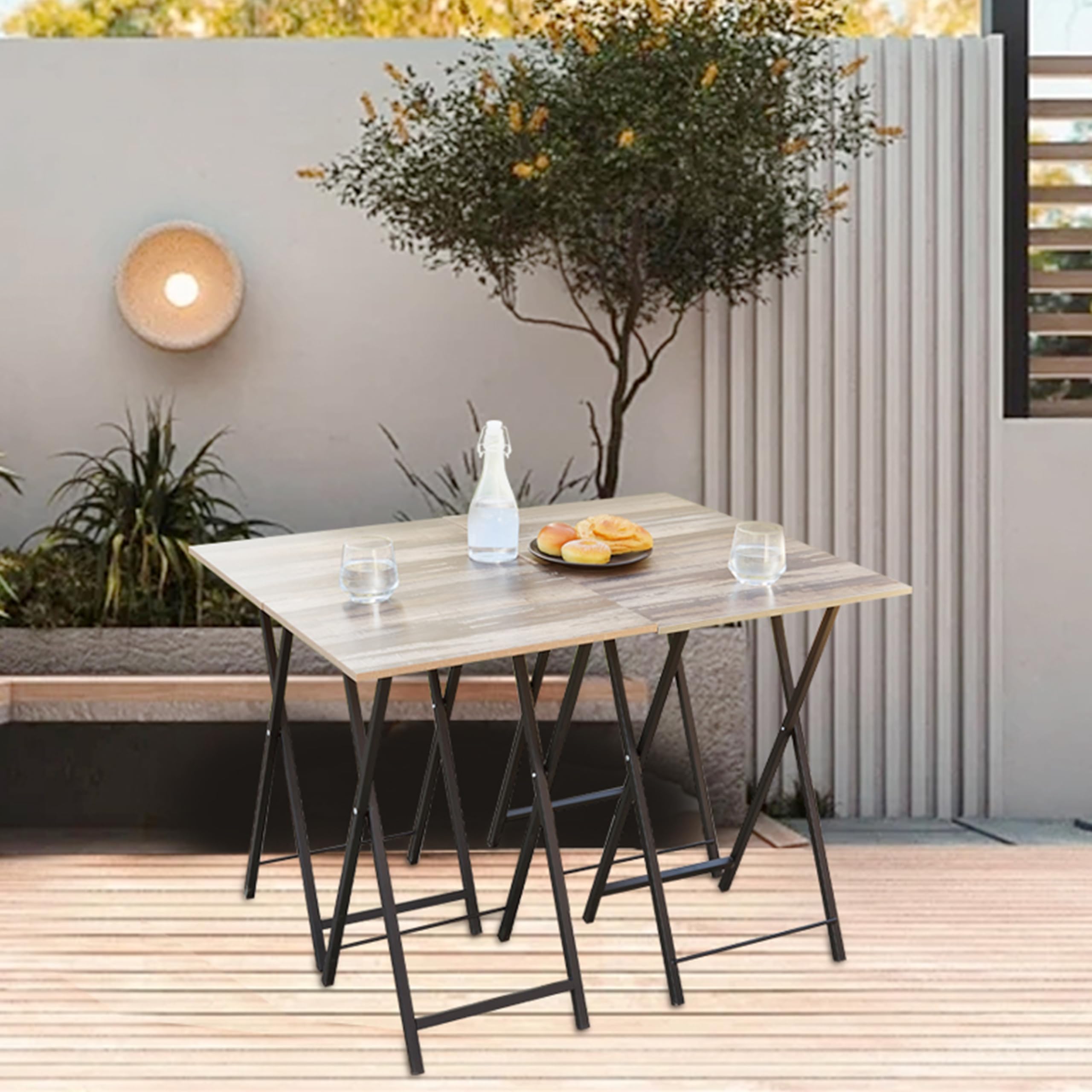 Folding Tables Grey Tray Table Set Set Of 26