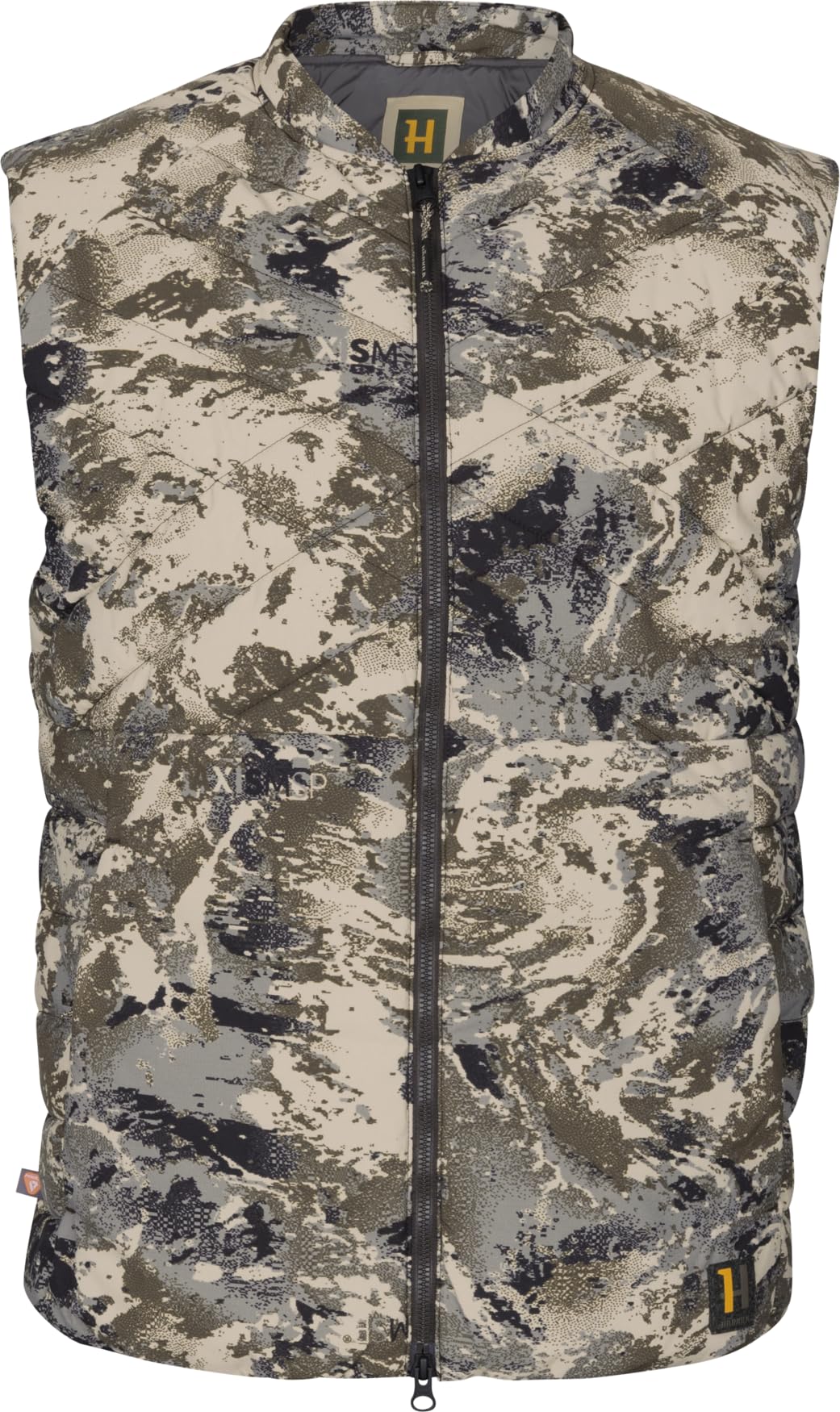 Härkila Camo HSP Gilet isotherme – Gilet de chasse et d'extérieur pour homme – Coupe-vent, respirant et chaud – Membrane HSP – Motif camouflage Mossy Oak®