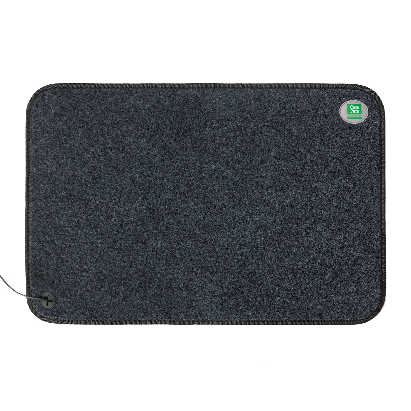 Tapis Chauffant - Chauff-Pieds avec Dos antidérapant - Tapis de Sol pour la Maison ou Le Bureau - Chauffable jusqu'à 55 °C - 40 x 60 cm