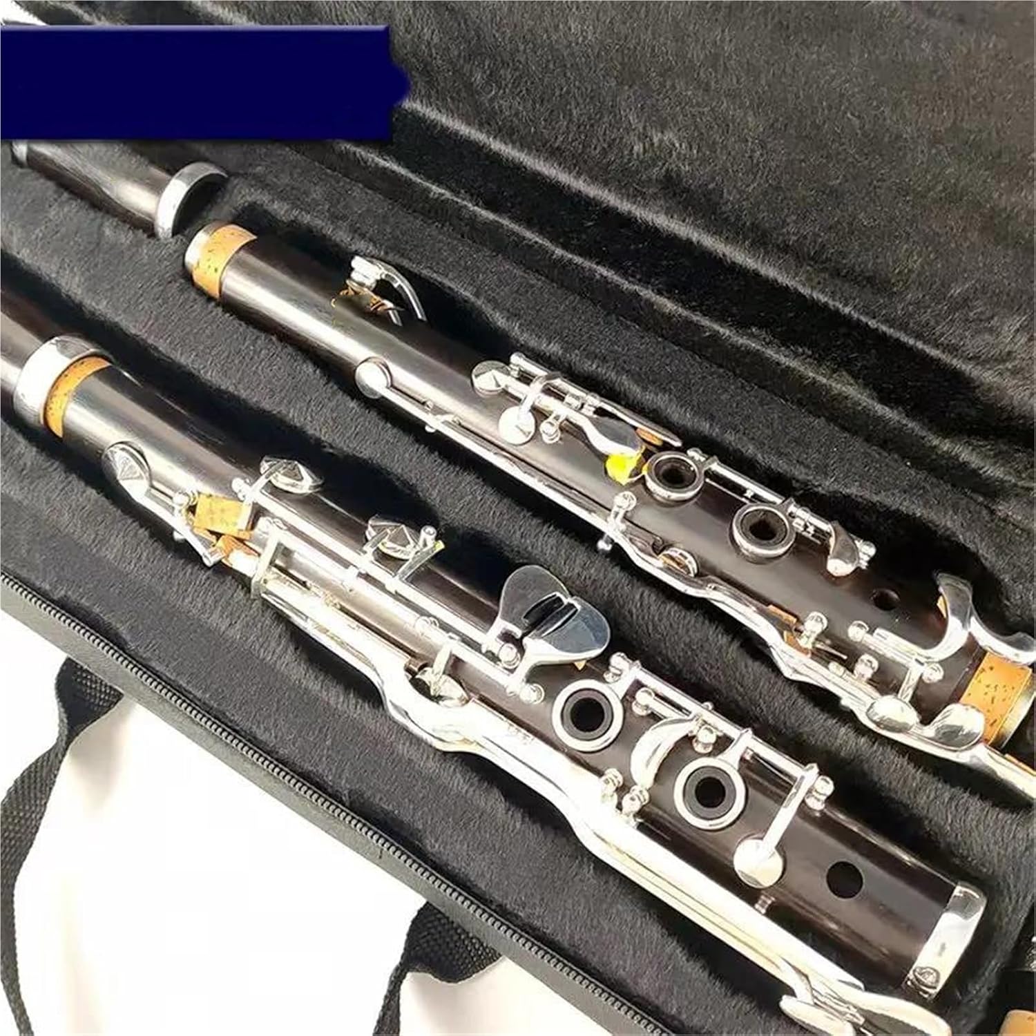 G Key Ebony Clarinet With Silver Plated Keys Clarinet Set