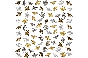OLYCRAFT Bee Nail Charms: Resin Jewelry Making Charms For Stunning Nail Art