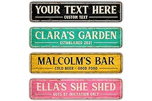 Custom Sign Outdoor Metal Personalized Street Sign