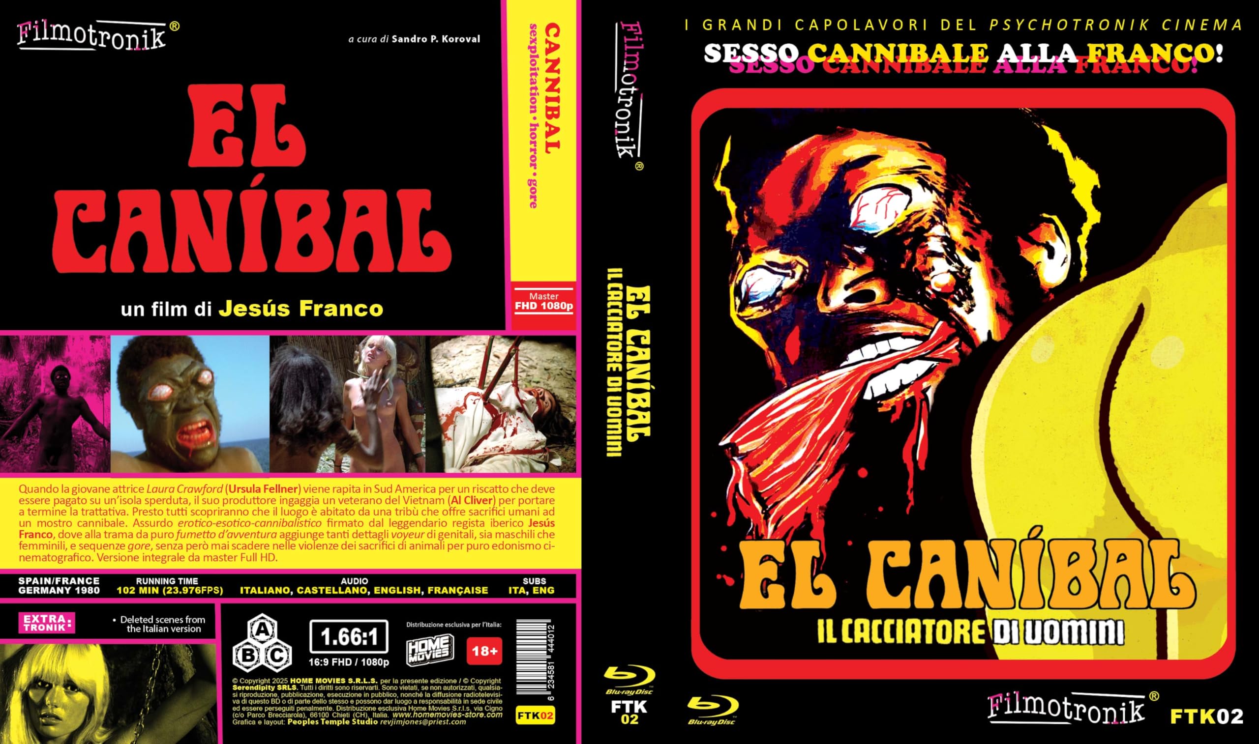 El Caníbal - Il cacciatore di uomini (Bluray) - Filmotronik