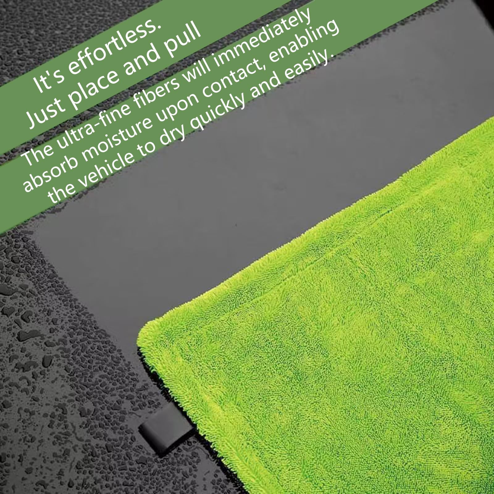 Asciugamano in microfibra per auto Superfici codificate a colori Assorbimento d ' acqua Resistente ai graffi Accessorio per veicoli 4 misure disponibili Asciugamani per autolavaggio Asciugatura