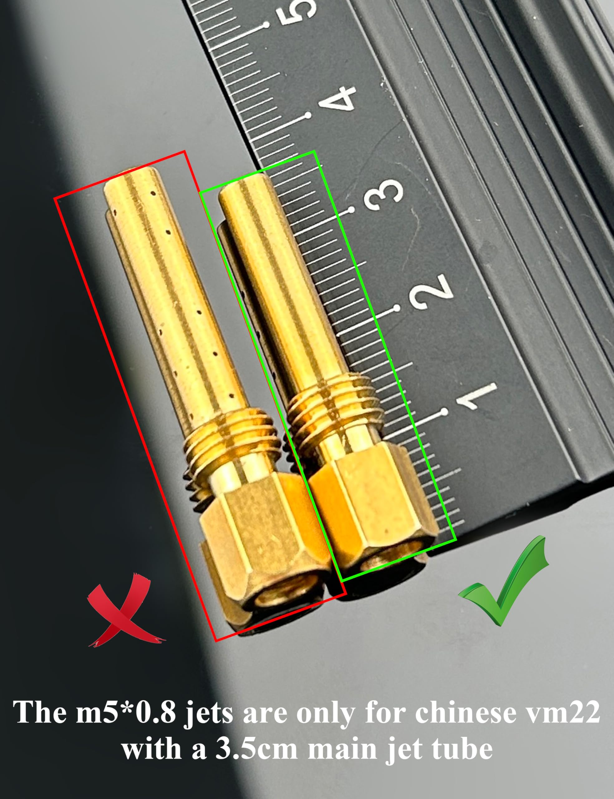 Amazon.com: YAMAKATO M5*0.8 Chinese VM22 Main Jet Kit for Mikuni
