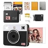 KODAK Mini Shot 3 Retro 4PASS 2-in-1 Fotocamera Istantanea & Stampante Fotografica (7,6x7,6cm)