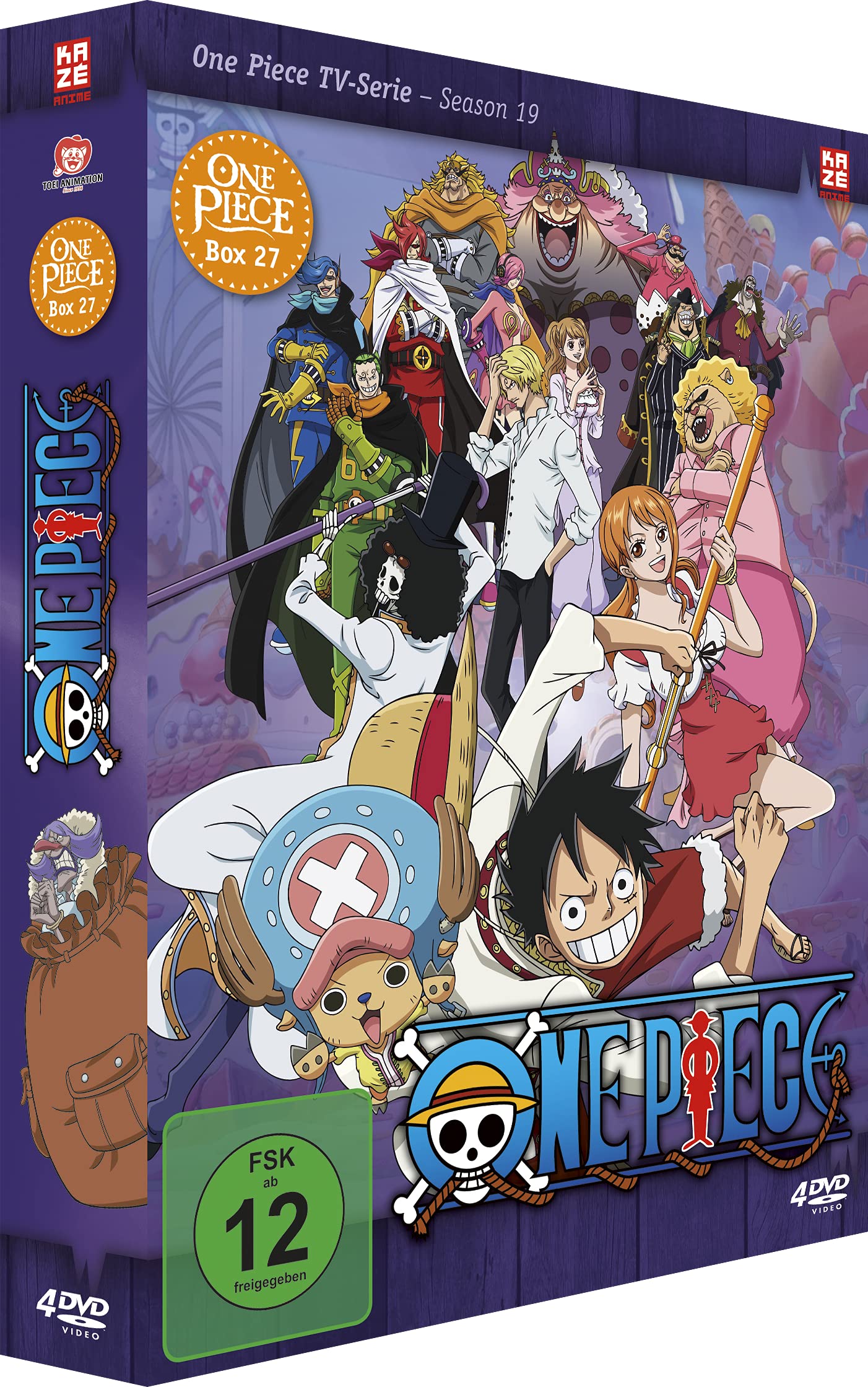 Crunchyroll One Piece DVDs Box 27 (Episodes 805-828)