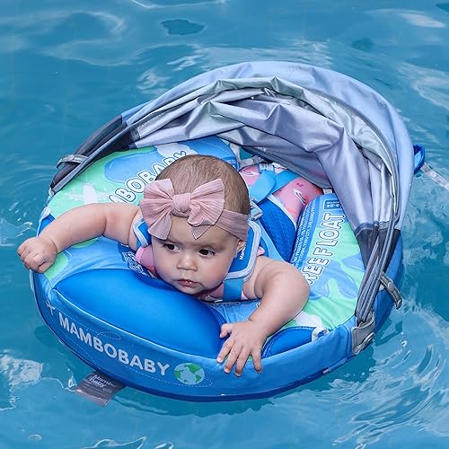 Miniatura 45 de HECCEI Chaleco salvavidas flotador Mamobaby mejorado para niños pequeños. Salvavidas para entrenamiento de natación Flotadores no inflables Con