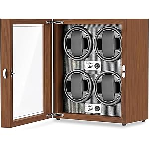 Remontoir Automatique Pour Montres - Moteur Mabuchi Silencieux, 4 Modes, Alimentation Secteur Ou Piles