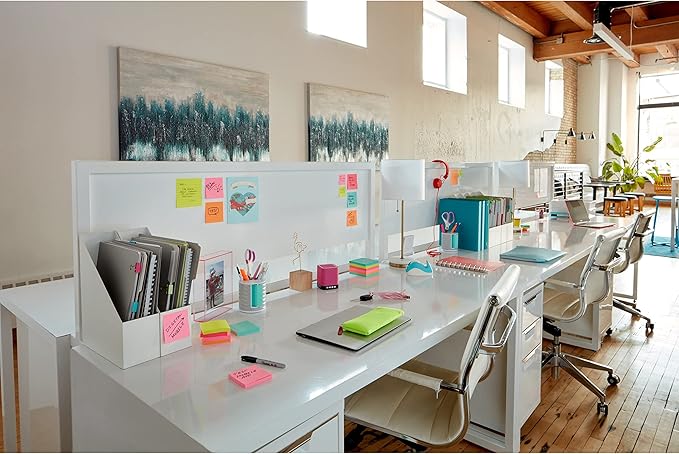 Notas Adhesivas, 12 Paquetes, Colores Neón miniatura 21