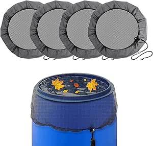Mit Gummizug Regentonnen Netz 4 Stück 95cm Netz Für