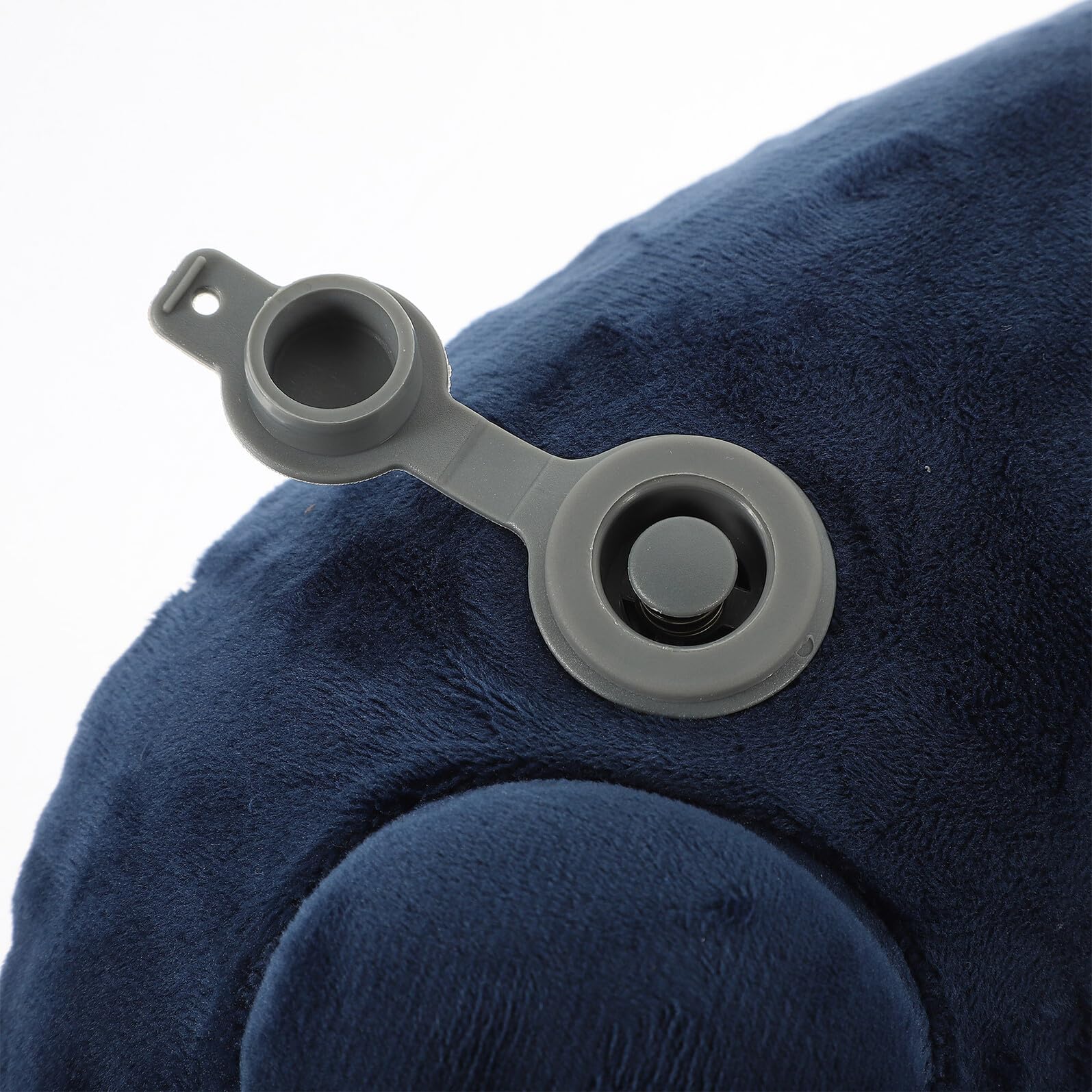 Almohada de Viaje Cervical Inflable Azul, Flocada, Automática