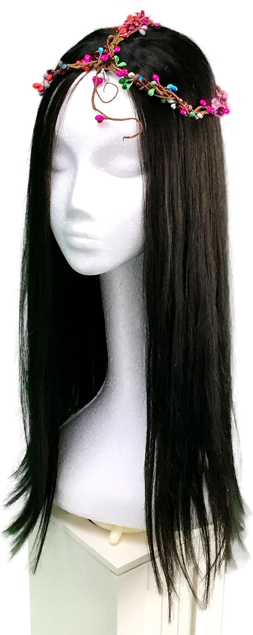 Maiden Era - Indian REMY Clip In Extensions 20" 100% HUMAN HAIR, NO MIX, Color #1b Dark Brown