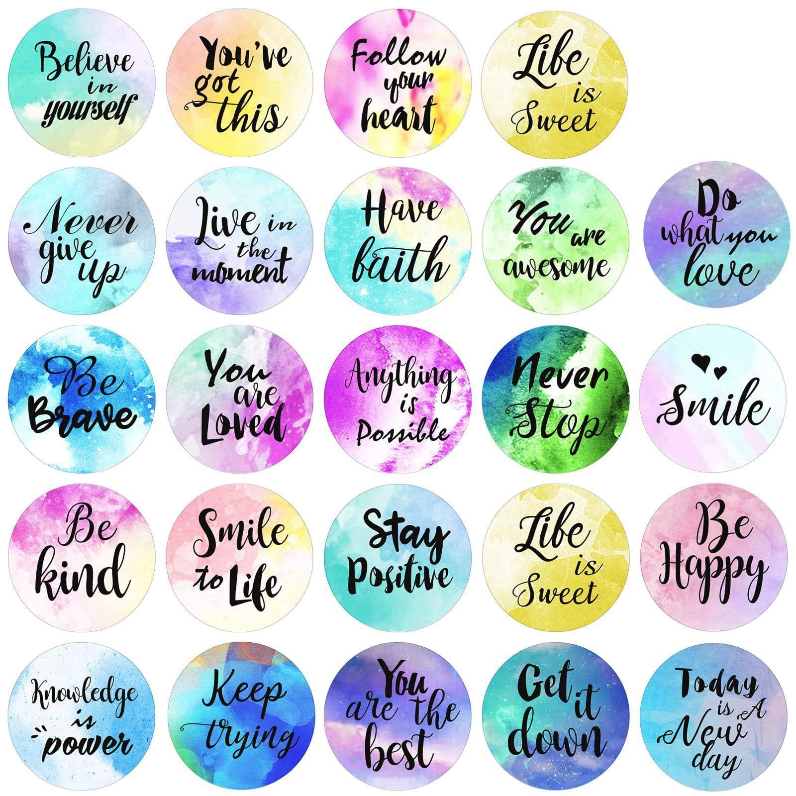 Outus Inspiring Planner Stickers Inspirational Quote Encouraging Motivational Encouragement Stickers for Book Phone Car Bike Scrapbook(960 Pieces)
