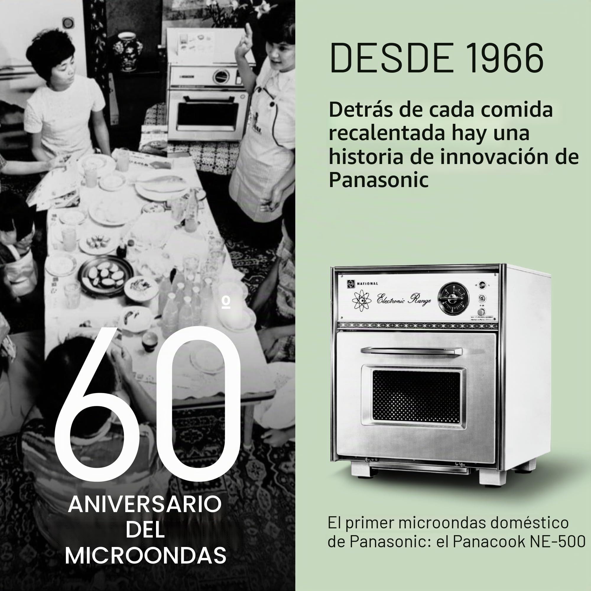 Panasonic NN-CD58RSEPG Horno Microondas Combinado 4 en 1 de 27 L con Freidora De Aire, Inverter de 1000 W, Grill de 1300 W, Convección, 19 Programas Automáticos, Acero iInoxidable