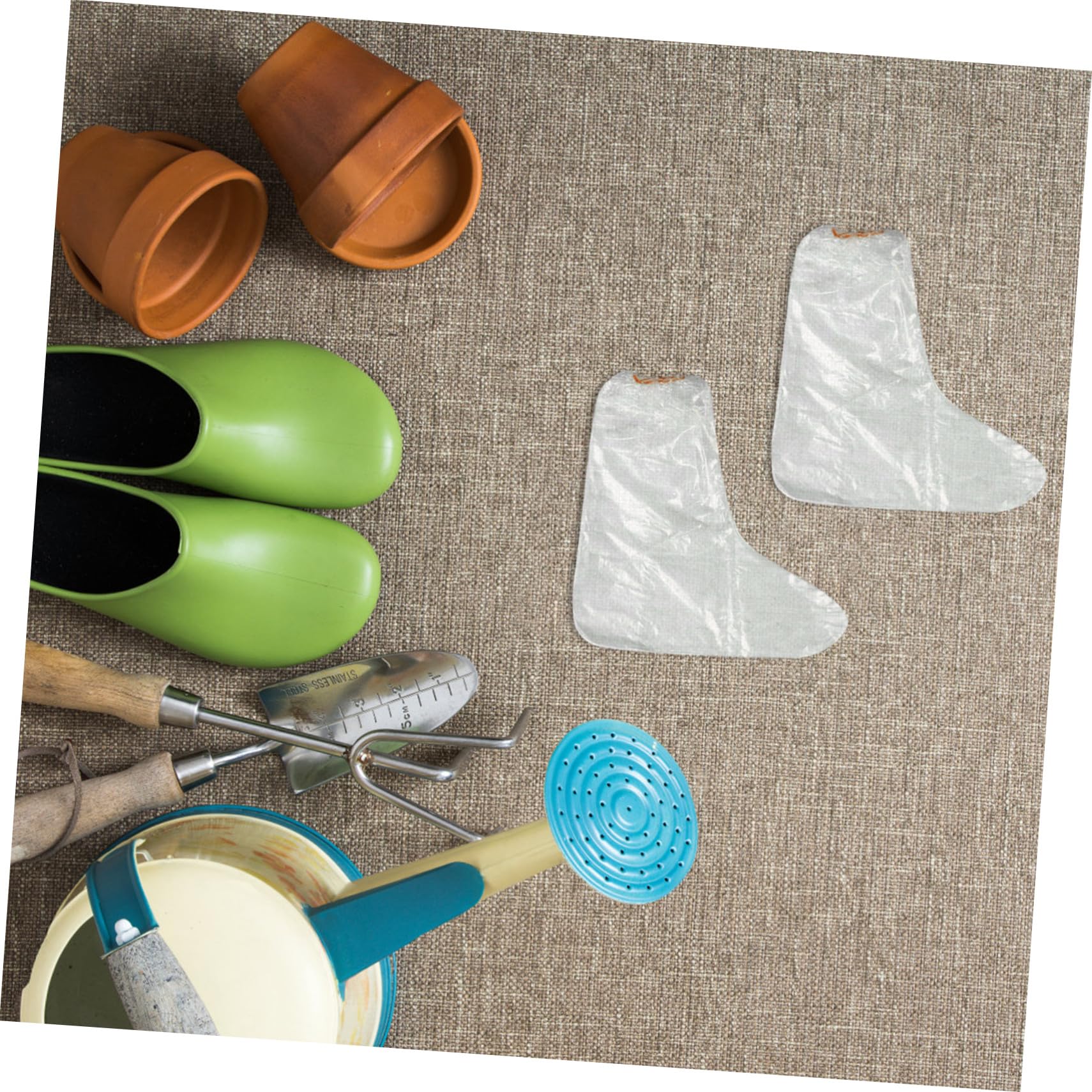 Cubiertas para Zapatos de Exterior 50 Piezas PE Impermeables