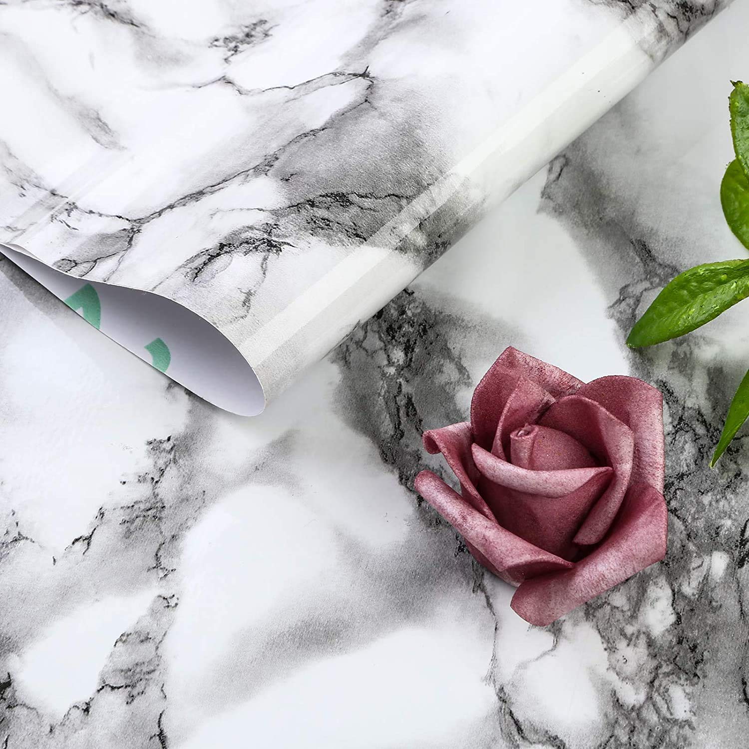 UCRAVO Black White Marble Contact Paper Peel and Stick Wallpaper for Kitchen Countertops Cabinets Furniture Self Adhesive Vinyl Film Waterproof Decorative PVC Film (B08Q44GQXP) Amazon Price History, Amazon Price Tracker