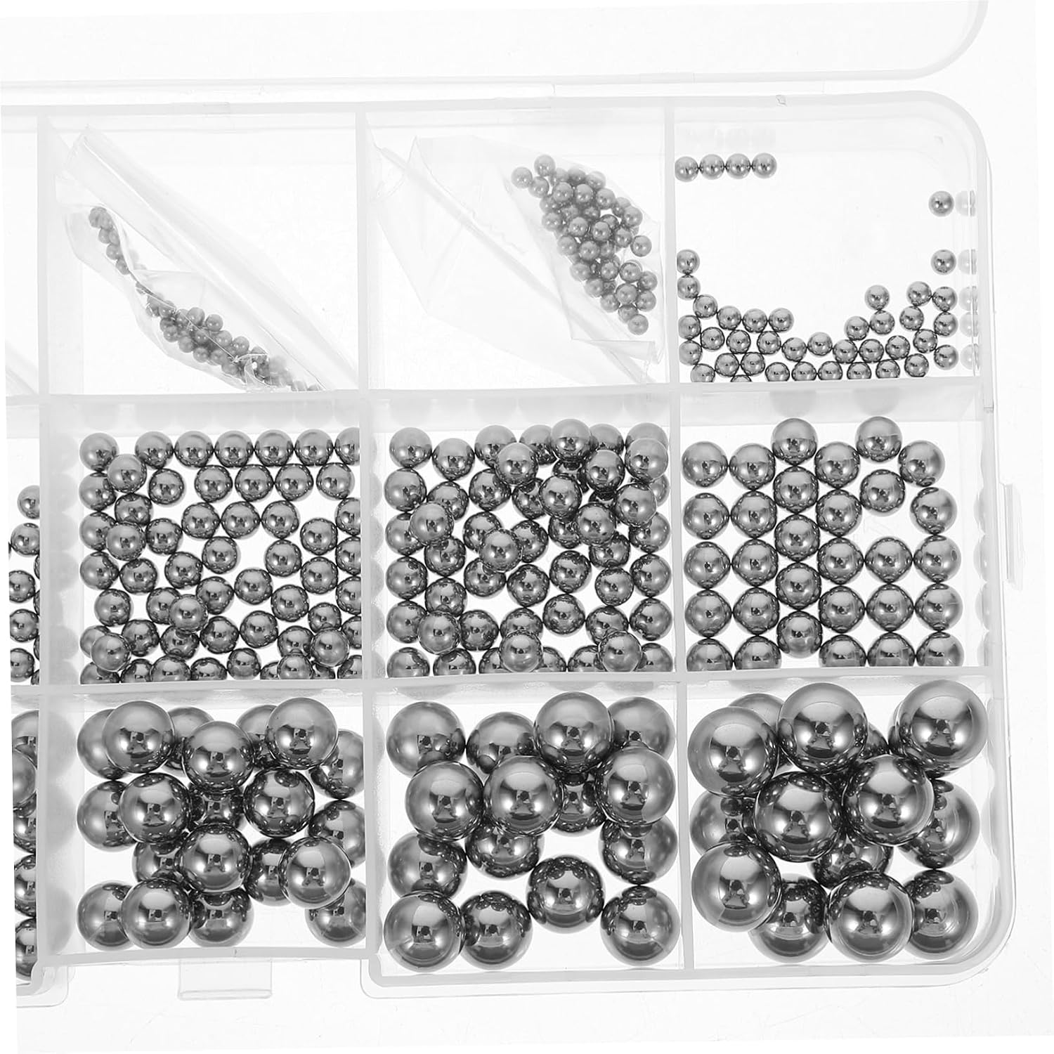 580pcs Assorted Stainless Steel Bearing for Mechanical Applications High Precision Stainless Steel Various and Versatile for Bearings and More