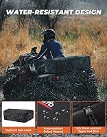 Vista 7 de KEMIMOTO Bolsa para ATV, Bolsa de Carga para ATV Grande de 74L con Bolsa Refrigeradora, Bolsa de Asiento de Parrilla Trasera de Almacenamiento