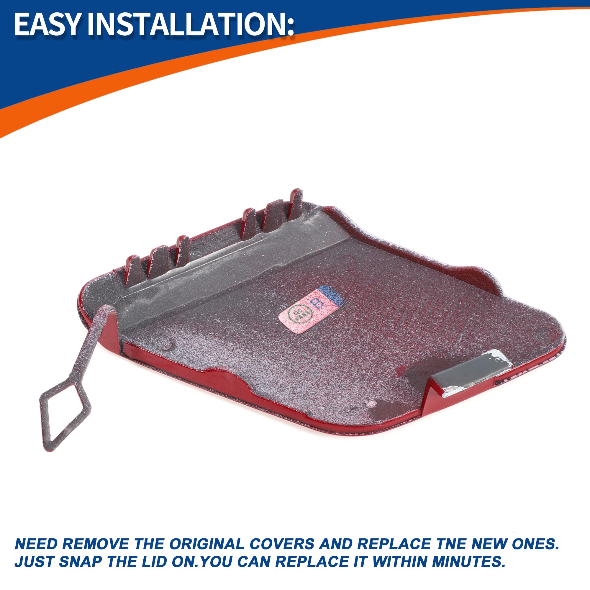 Cache De Crochet De Remorquage Arrière Pour BMW Série 1 F20 F21 2011-2015 - Numéro OE 51120038888 - Marron Métallisé