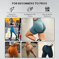 Vista 9 de DMoose Fitness Ankle Strap for Cable Machine - One Size Fit with Premium Padding Cuffs, Ankle Bands for Working Out, Booty Workouts, Leg Extension