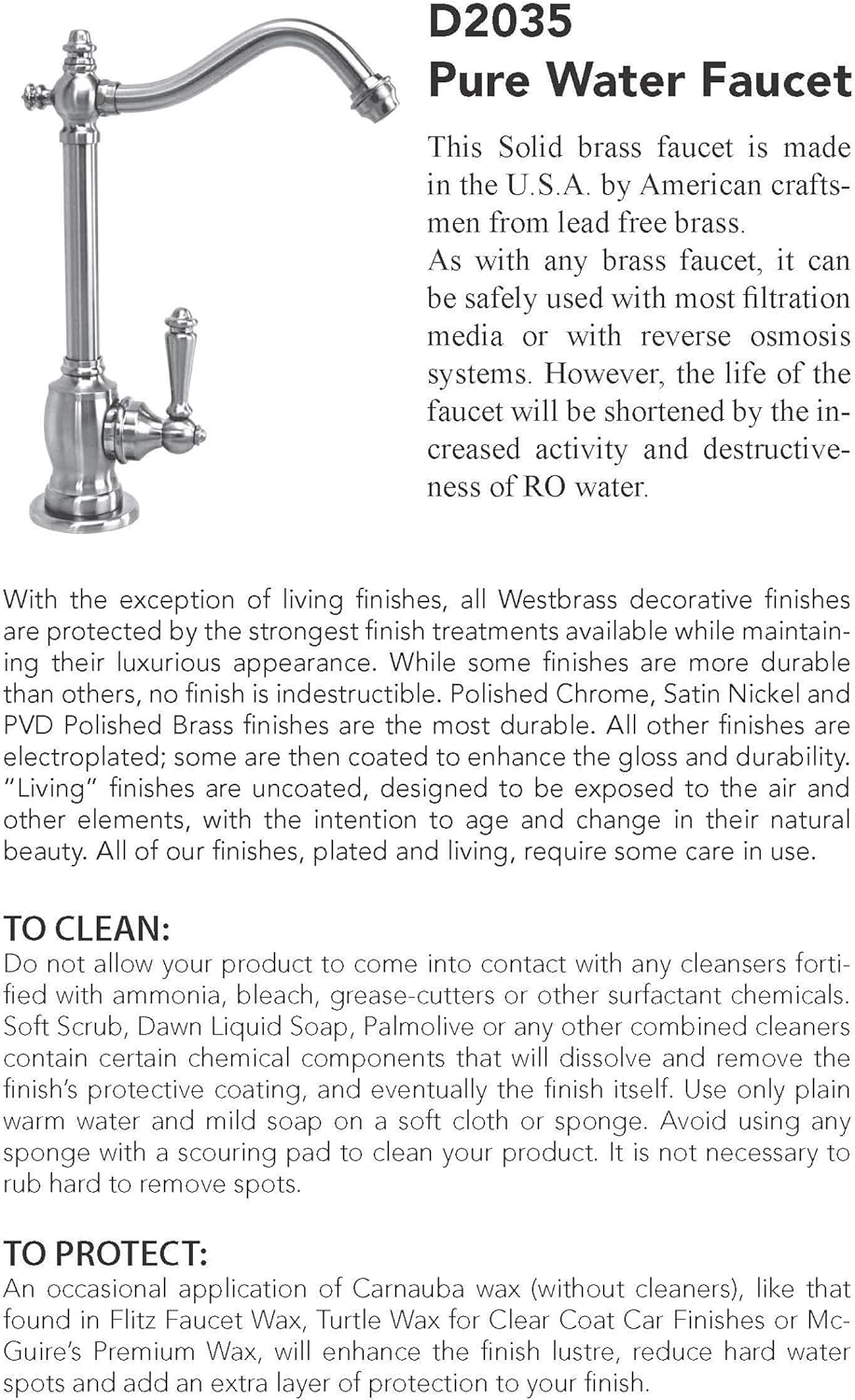 ❤ Crazy Deals Westbrass D2035-NL-12 10 Victorian 1-Lever Handle Cold Water Dispenser Faucet, Oil Rubbed Bronze