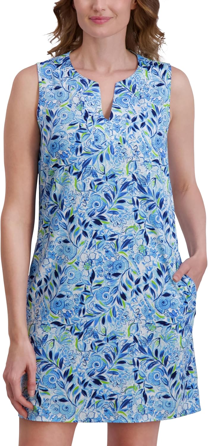 Stella Parker Womens UPF Summer Dress – Casual Travel Outfit, Resort Wear Sundress, Cover-up, Vacation Dress - Image 4