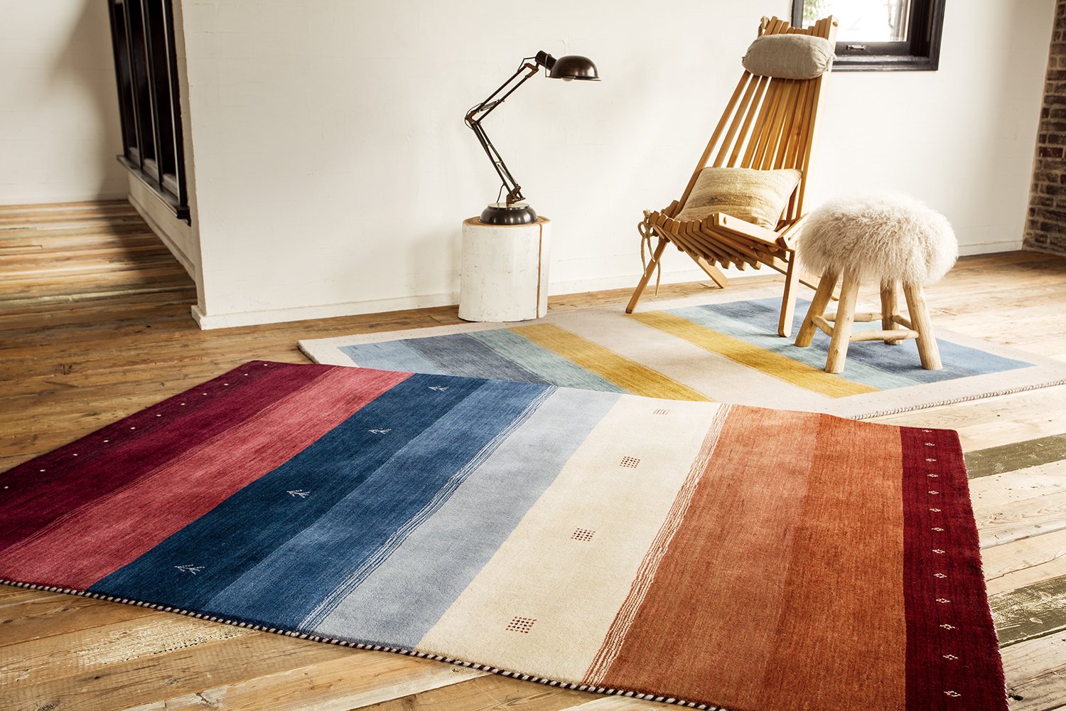 インド製　PREVELL　プレーベル　スマートギャベ　ギャッベ　V　R6313B インド製 PREVELL プレーベル スマートギャベ ギャッベ V R6313B