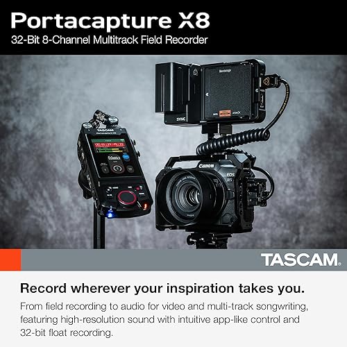 Miniatura 2 de Tascam Portacapture X8 - Grabador múltiple adaptable de alta resolución