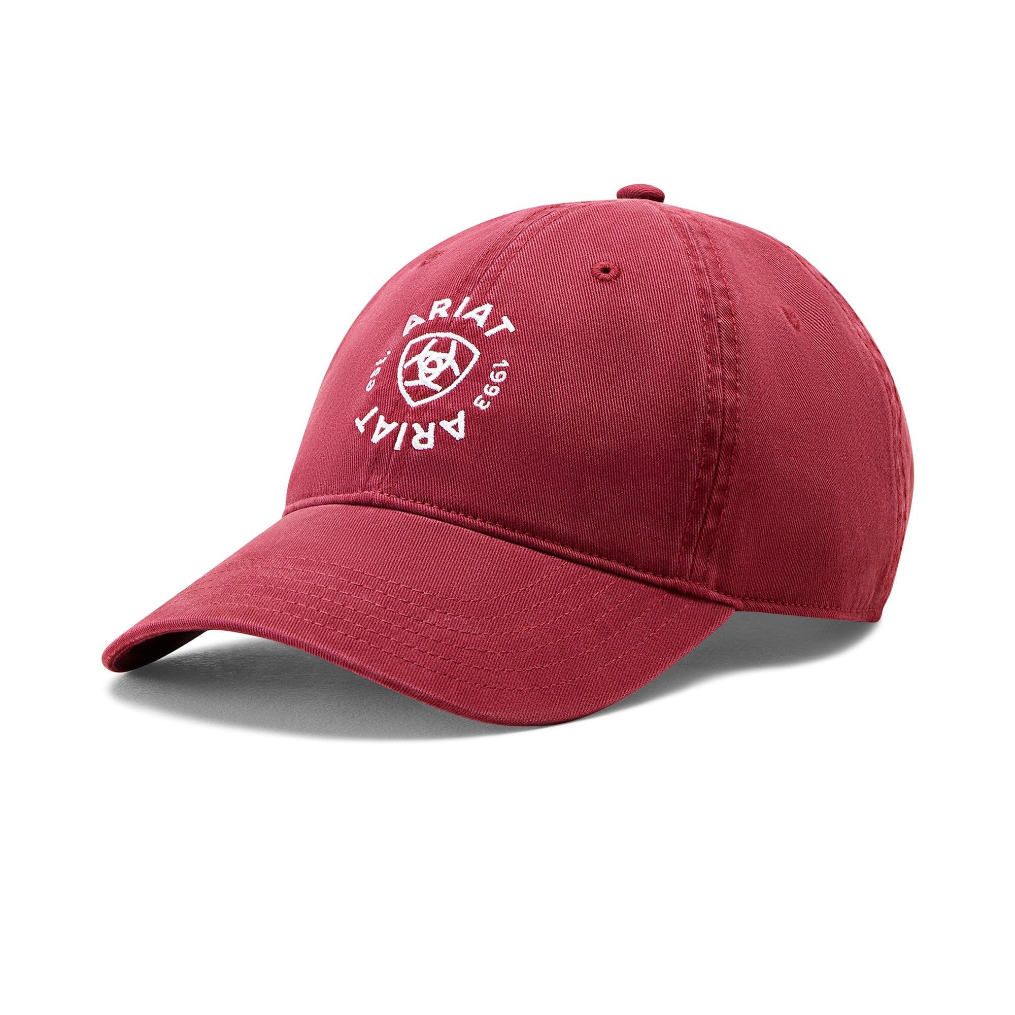 Ariat Claret Red Country Baseball Cap - Burgundy