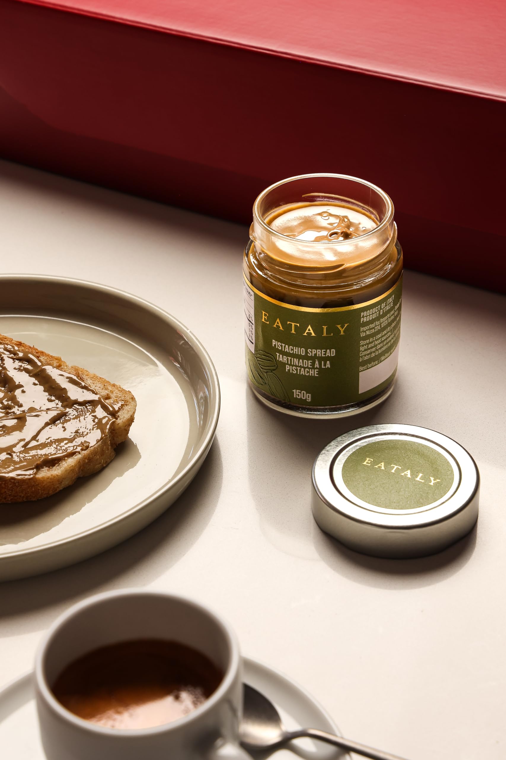 Eataly Pistachio Spread Crema Spalmabile Pistacchio- Made in Italy 230g 8 1oz Jar 1-Pack — view 3