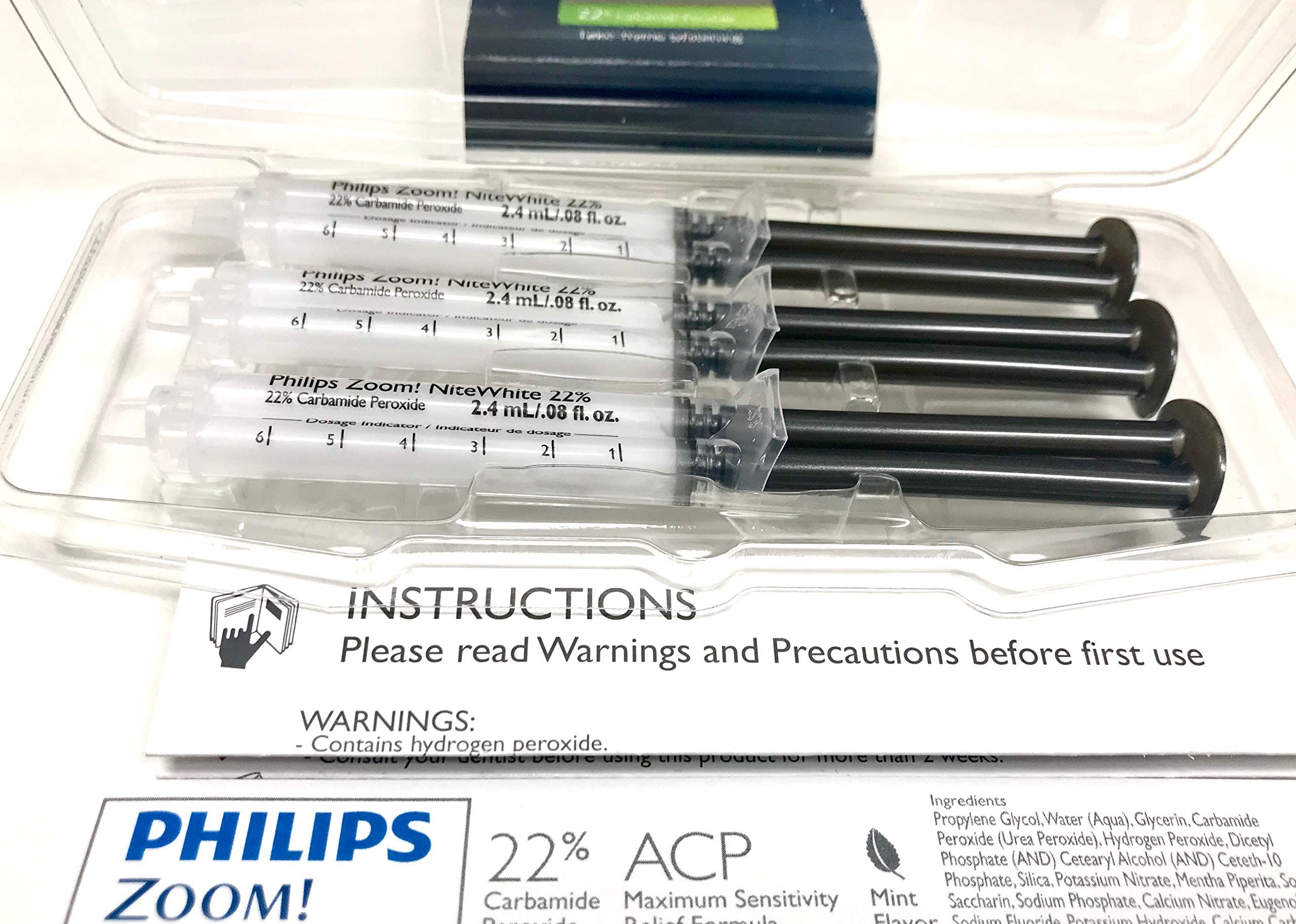 Philips Zoom Nitewhite 22 Teeth Whitening Gel Pack Combo, 54 OFF