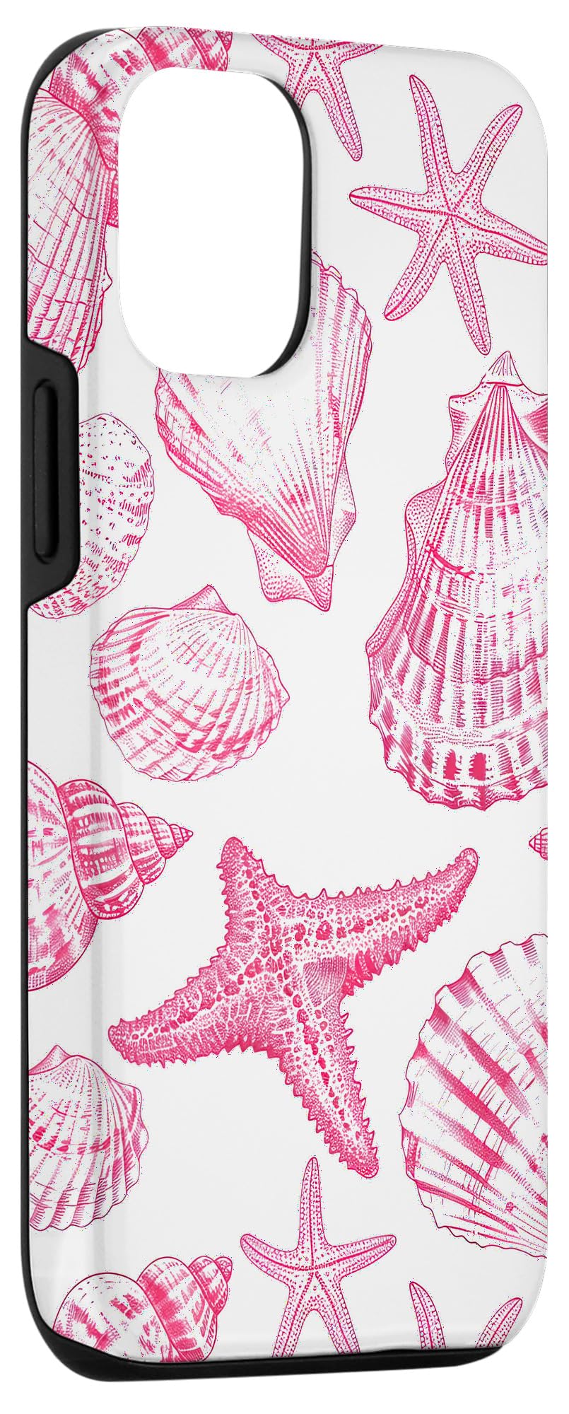 Pink Seashell Starfish Ocean Beach Sea Coastal Aesthetic Case for iPhone 12/12 Pro - Image 3