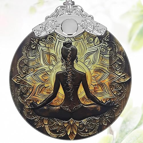 Miniatura 13 de Decoración navideña de vitrales de 3 pulgadas, adornos de Navidad, recuerdo de reliquia, intercambio de regalos, idea de regalo, regalo de bola, mal