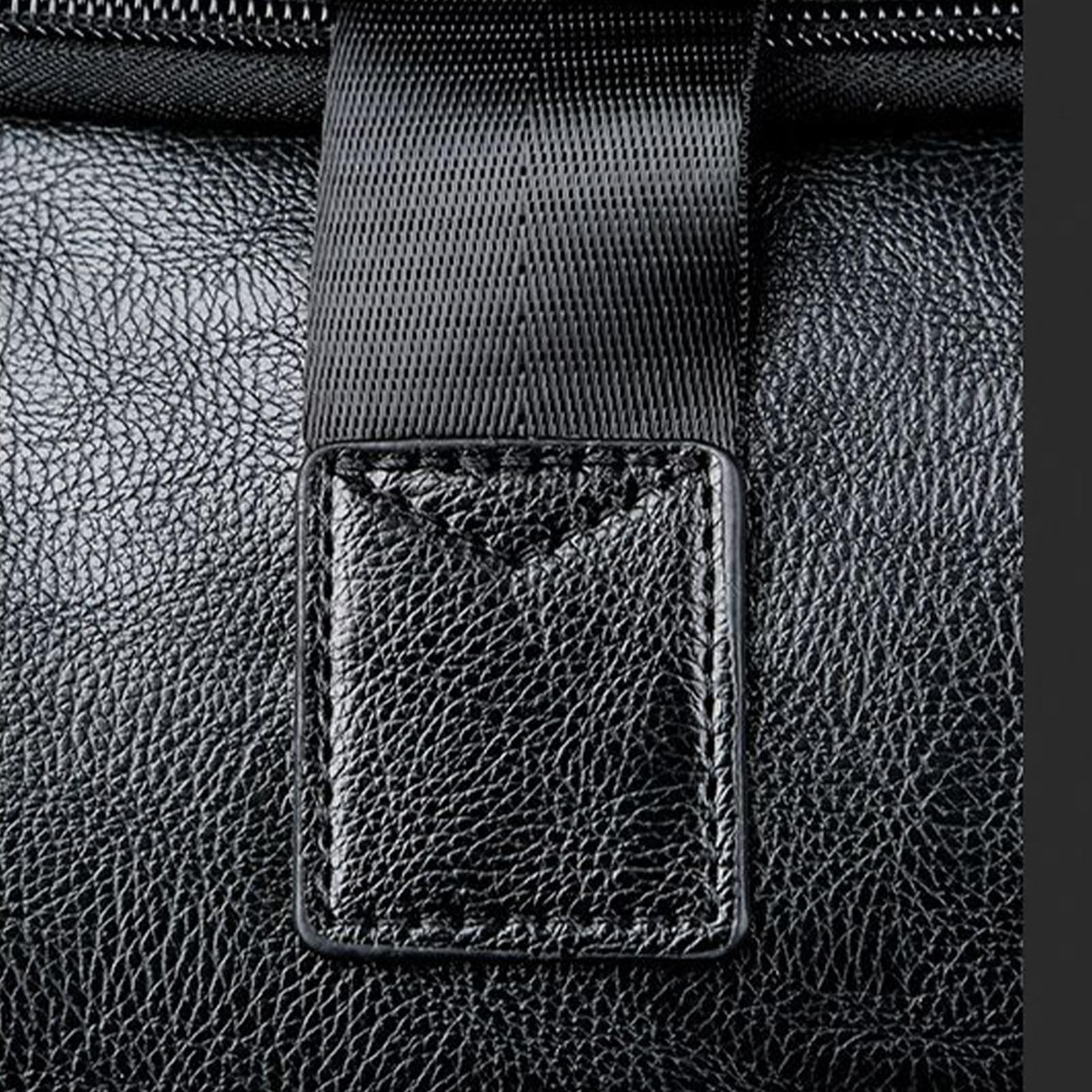 Borse Da Viaggio Duffle Per Uomini Pelle PU Grande Capacità Portatile | Borsa Da Viaggio Per Uomo Per Viaggi Duffel Per Fidanzato Padre Marito Viaggi Weekend Palestra Lavoro Business Scarpe Vestit