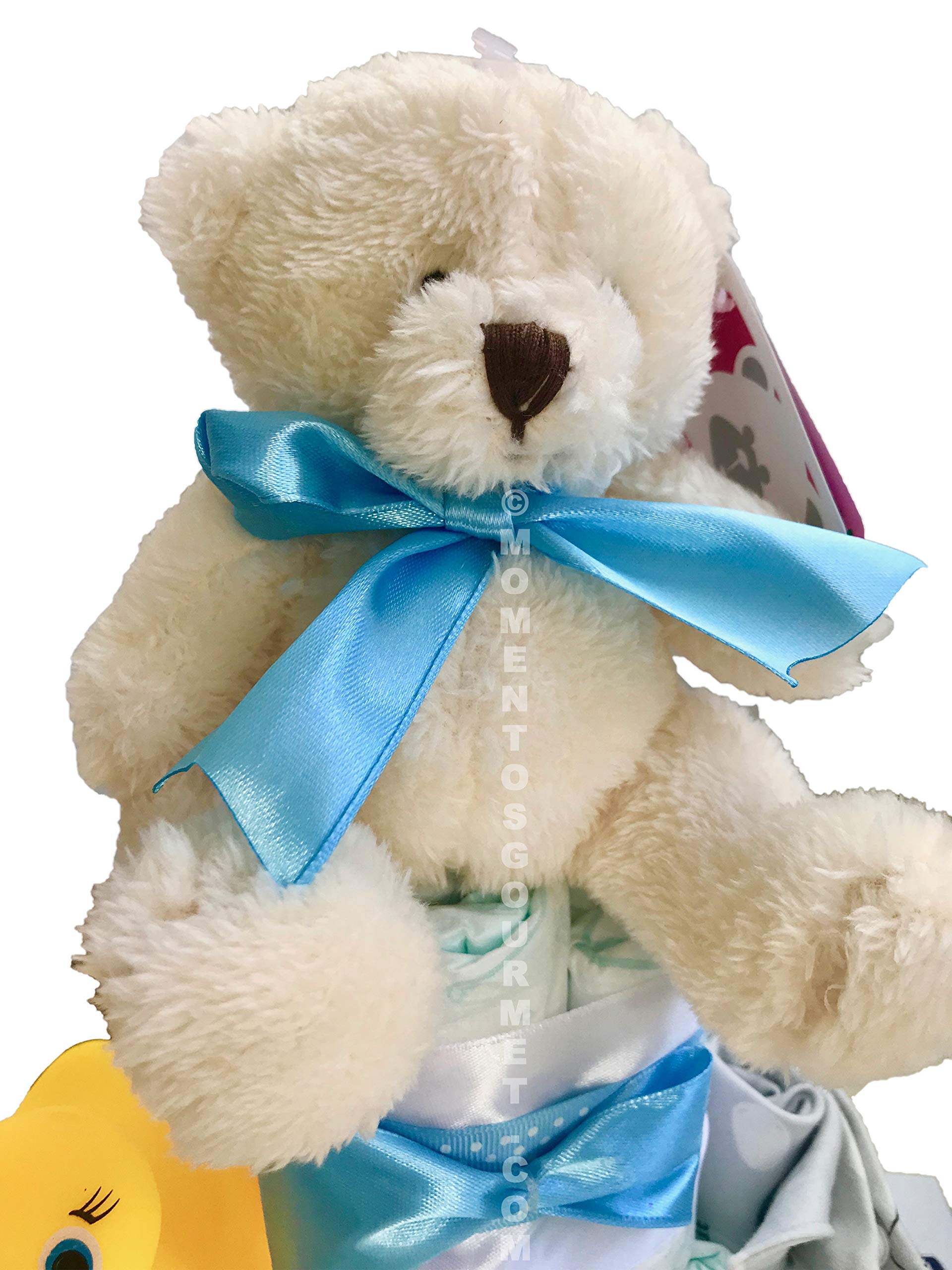 Tarta de pañales DODOT set baño productos (Talla 2 (3-6 kg)) by MomentosGourmet Añade tu dedicatoria personalizada. Regalo para bebé muy práctico. Cesta Canastilla recién nacido. Diaper Cake