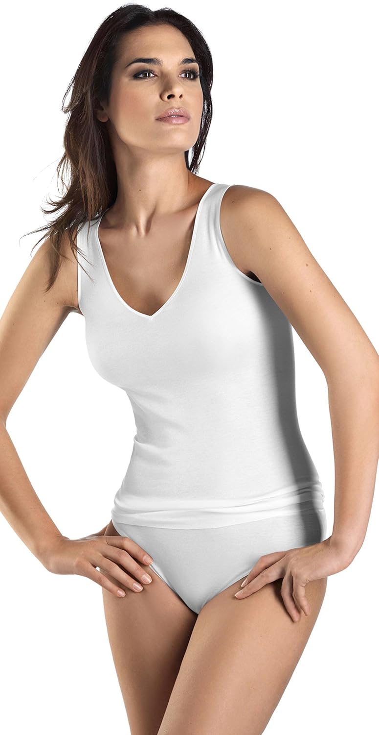 HANRO Women's V-Neck Tank