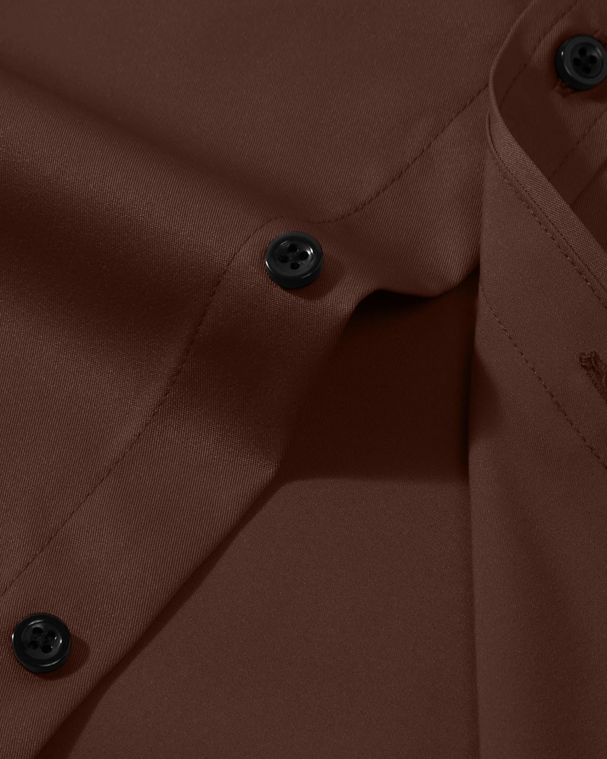 Men's Dress Shirts Long Sleeve Stretch Wrinkle Free Wedding Formal Business Button Down Shirt - Image 4