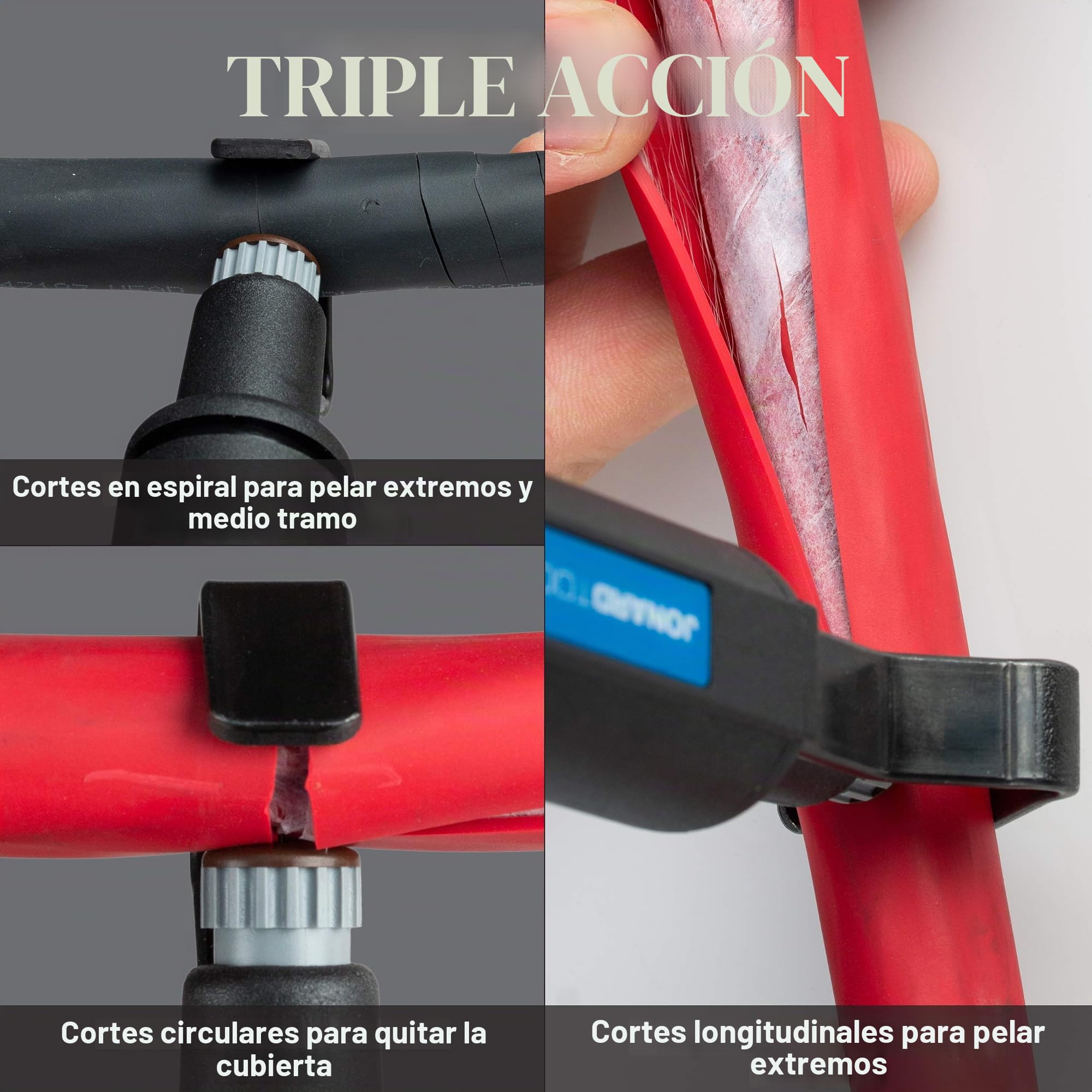 Herramientas de Jonard CST-1900 Round Cable Stripper para la eliminación rápida y precisa chaqueta, 3/16 "a 1 – 1/8" de diámetro