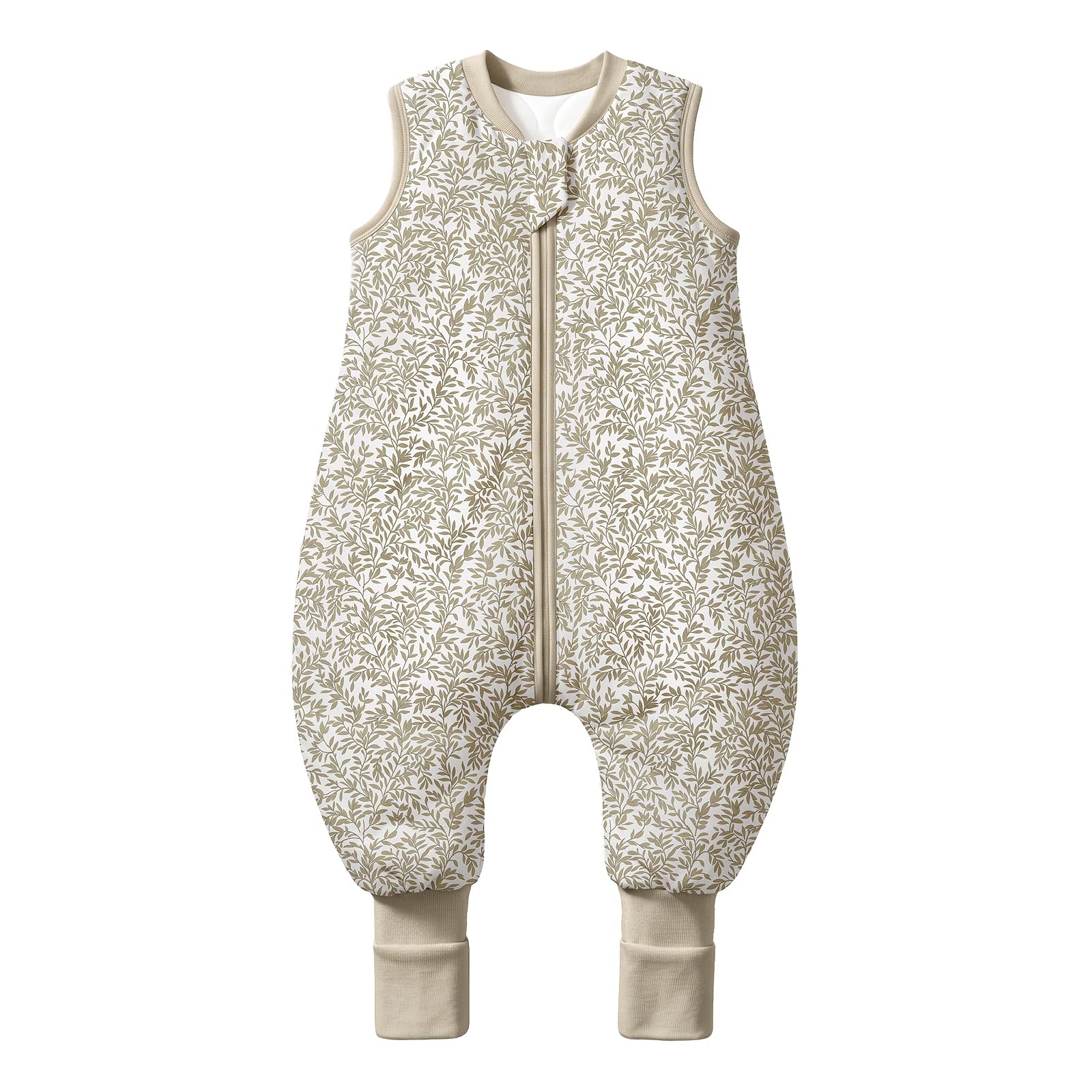 Mosebears Sacco Nanna con Piedini Invernale 2,5 Tog 3-4 Anni Tutto l'anno Sacco Nanna in Cotone Traspirante per Neonati e Bambini